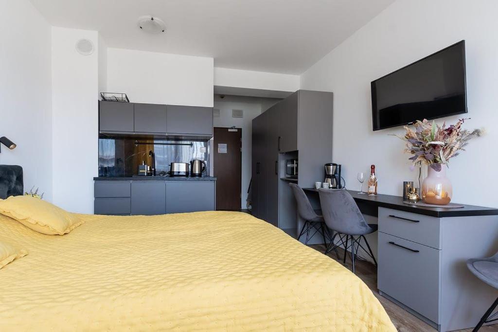 Apartament Ania Z Widokiem Na Morze W Hotelu Arka Kolobrzeg Dış mekan fotoğraf